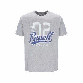 T-shirt med kortärm Russell Athletic Amt A30101 Grå Män