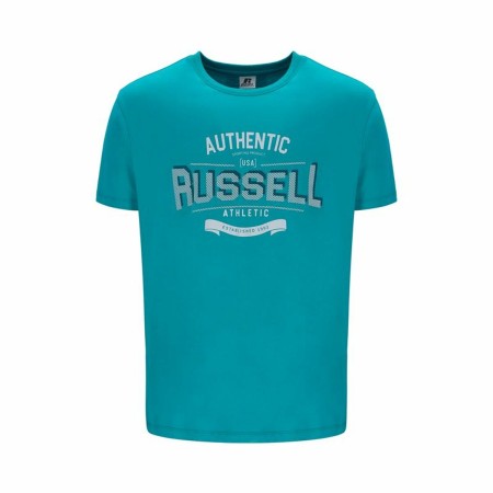 T-shirt med kortärm Russell Athletic Amt A30081 Aquamarine Män