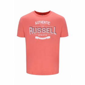 T-shirt med kortärm Russell Athletic Amt A30081 Korall Män
