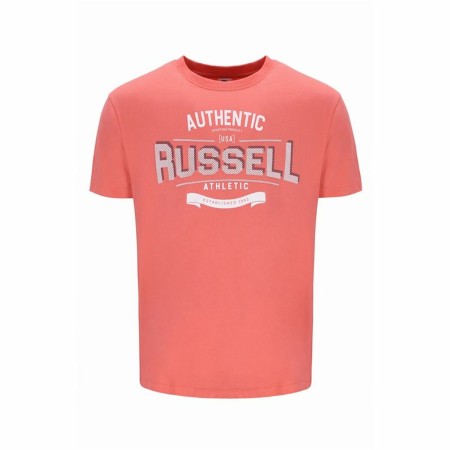 Short Sleeve T-Shirt Russell Athletic Amt A30081 Coral Men