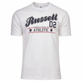 T-shirt med kortärm Russell Athletic Amt A30311 Vit Män
