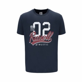 Kurzarm-T-Shirt Russell Athletic Amt A30101 Dunkelblau Herren