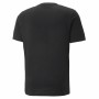 Kurzarm-T-Shirt Puma Ess+ Logo Power Schwarz Herren