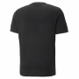 Short Sleeve T-Shirt Puma Ess+ Logo Power Black Men