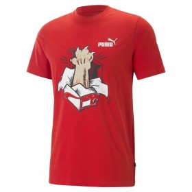 Kurzarm-T-Shirt Puma Graphics Sneaker For All Time Rot Unisex