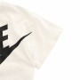 Barn T-shirt med kortärm Nike Icon Futura Vit