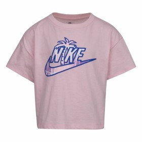 Barn T-shirt med kortärm Nike Knit Rosa