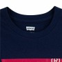 T shirt à manches courtes Enfant Levi's Batwing Bleu foncé