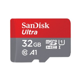 Micro-SD Minneskort med Adapter SanDisk SDSQUNR-032G-GN3MA C10 32 GB