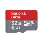 Carte Mémoire Micro SD avec Adaptateur SanDisk SDSQUNR-032G-GN3MA C10 32 GB