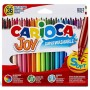 Set of Felt Tip Pens Carioca Joy Multicolour (48 Units)