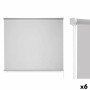 Roller blinds 150 x 180 cm Grey Cloth Plastic (6 Units)
