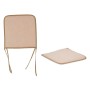 Stuhl-Kissen Beige 38 x 2,5 x 38 cm (4 Stück)