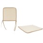 Chair cushion Ivory 38 x 2,5 x 38 cm (4 Units)