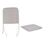Chair cushion Light grey 38 x 2,5 x 38 cm (4 Units)