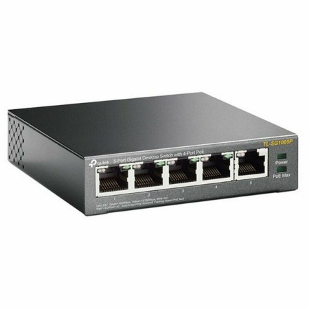 Skrivbords omkopplare TP-Link TL-SG1005P LAN PoE Grå