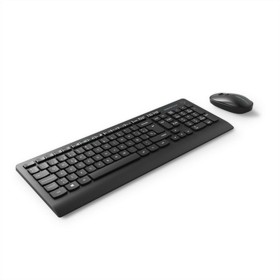 Tastatur mit Maus Energy Sistem Schwarz Qwerty Spanisch