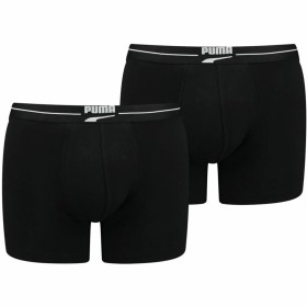 Boxer pour homme Puma Gentle Retro 2 Unités Noir