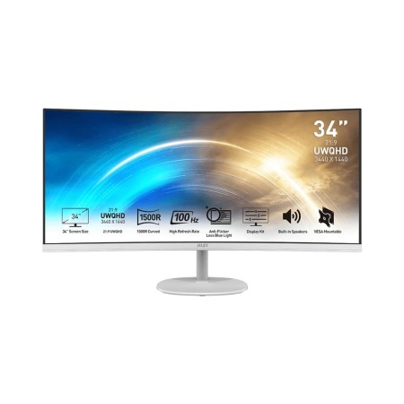 Monitor MSI Weiß 34" 100 Hz