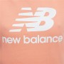 T-Shirt New Balance Essentials Stacked Rosa