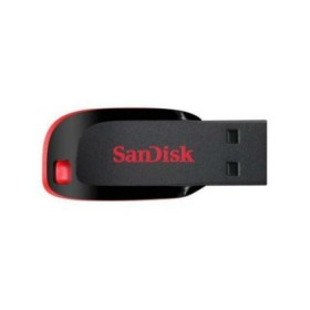 Minnessticka SanDisk Cruzer Blade Svart Svart/Röd 32 GB