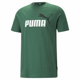 T-Shirt Puma Ess+ 2 Col Logo Vine grün Unisex