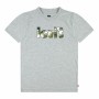 T-Shirt Levi's Camo Poster Logo Gray Grau