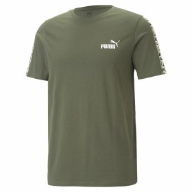 T-shirt Puma Ess Tape Camo Moss S Grön Oliv Män