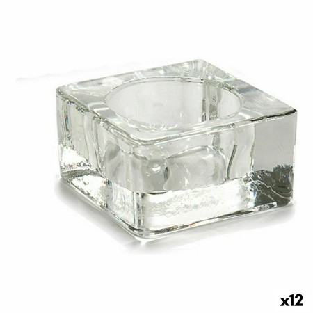 Ljusstakar Transparent Glas 6 x 3 x 6 cm (12 antal)