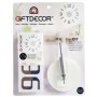 Wall Clock Adhesive Silver ABS EVA Ø 35 cm (6 Units)