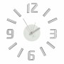 Wall Clock Adhesive Silver ABS EVA Ø 35 cm (6 Units)