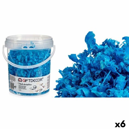 Copeaux décoratifs 1,4 L Bleu clair (6 Unités)