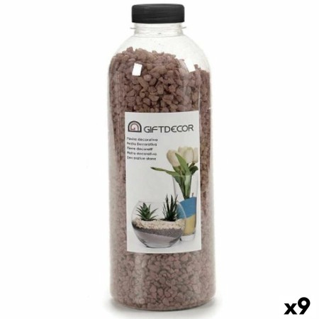 Dekorativa stenar Brun 1,5 Kg (9 antal)