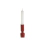 Candle Holder Home ESPRIT Mustard Terracotta Aluminium 10 x 10 x 32 cm (2 Units)