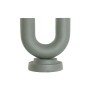Vase Home ESPRIT grün Aluminium 18 x 13 x 19 cm (2 Stück)