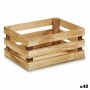 Dekorative Box Braun Pappelholz 20 x 9 x 13 cm (48 Stück)