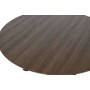 Dining Table Home ESPRIT Brown Black Iron MDF Wood 120 x 120 x 75 cm