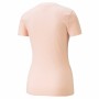 Damen Kurzarm-T-Shirt Puma Classics Lachsfarben