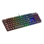 Keyboard Mars Gaming MK422 Spanish Qwerty RGB Black