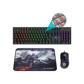 Keyboard with Gaming Mouse Hiditec PAC010026 Black