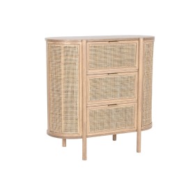 Chest of drawers Home ESPRIT Natural Rubber wood Modern 80 x 39 x 80 cm