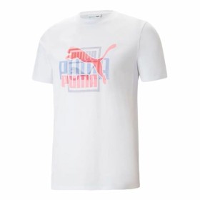 T-shirt med kortärm Unisex Puma Classics Vit