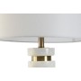 Desk lamp Home ESPRIT White Golden Marble 50 W 220 V 38 x 38 x 72 cm