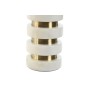 Tischlampe Home ESPRIT Weiß Gold Marmor 50 W 220 V 38 x 38 x 72 cm