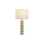 Desk lamp Home ESPRIT White Golden Marble 50 W 220 V 38 x 38 x 72 cm