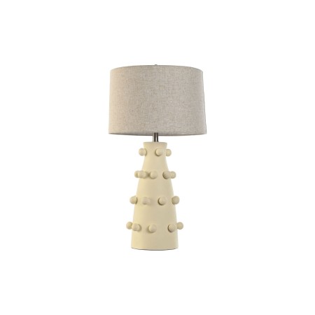 Desk lamp Home ESPRIT Cream Stoneware 50 W 220 V 40 x 40 x 76 cm