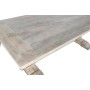 Dining Table Home ESPRIT White Natural Mango wood 215 x 100 x 76 cm