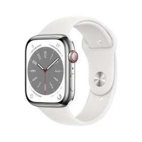 Smartklocka Apple Watch S8 45 mm 1,9" Vit Silvrig