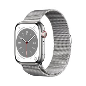 Smartklocka Apple Watch S8 45 mm 1,9" Silvrig