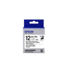 Printer Labels Epson C53S654024 White Black Black/White
